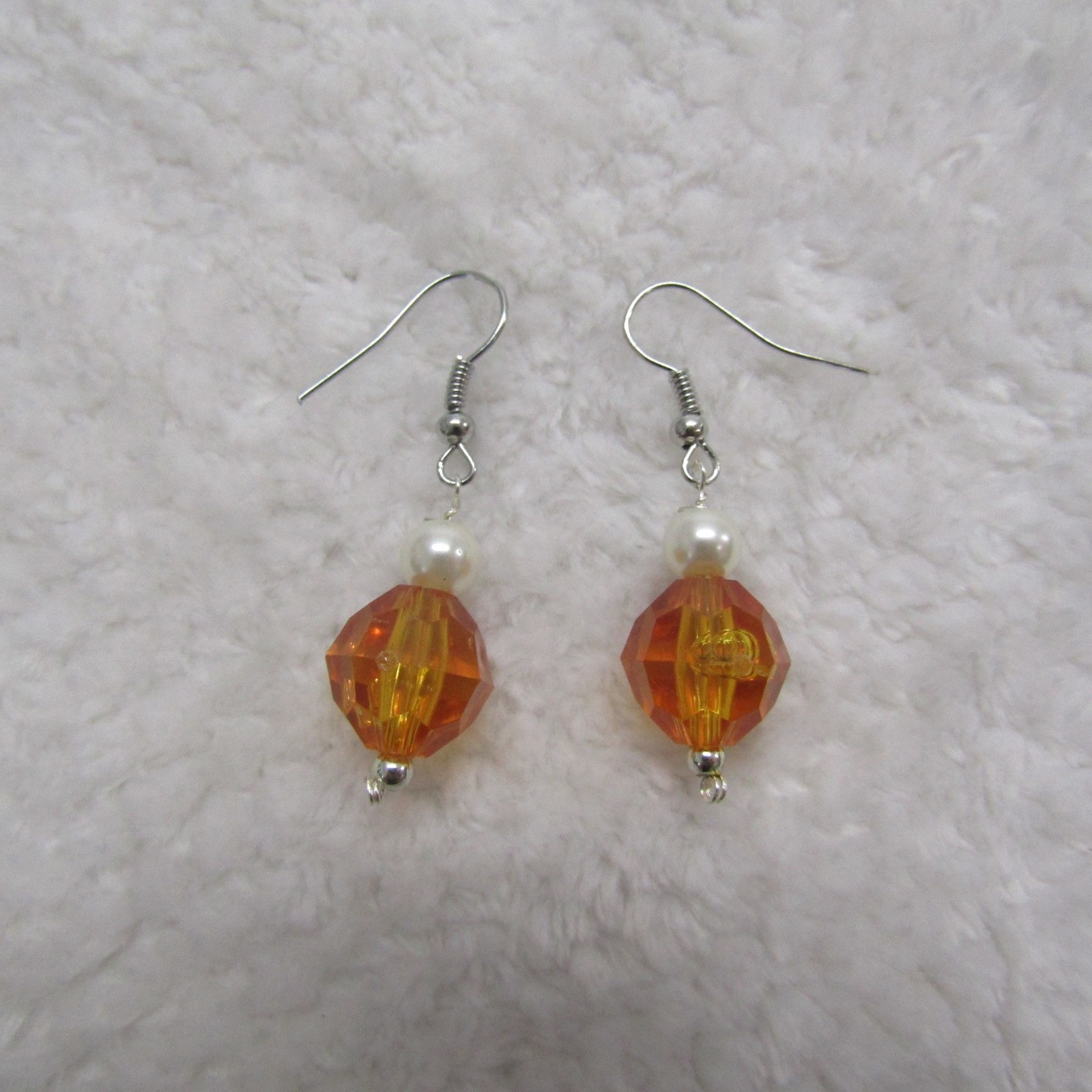 Brown White Pearl Drop Fashion Earrings For Women Teen Her Gift Holiday Casual 9$